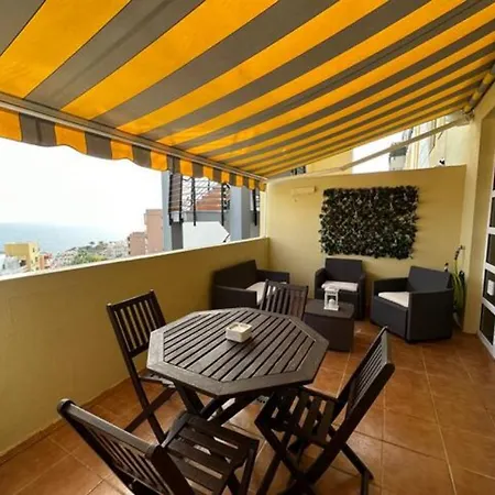 דירה Relax, Pool And Ocean View, Caletillas, La קנדלריה